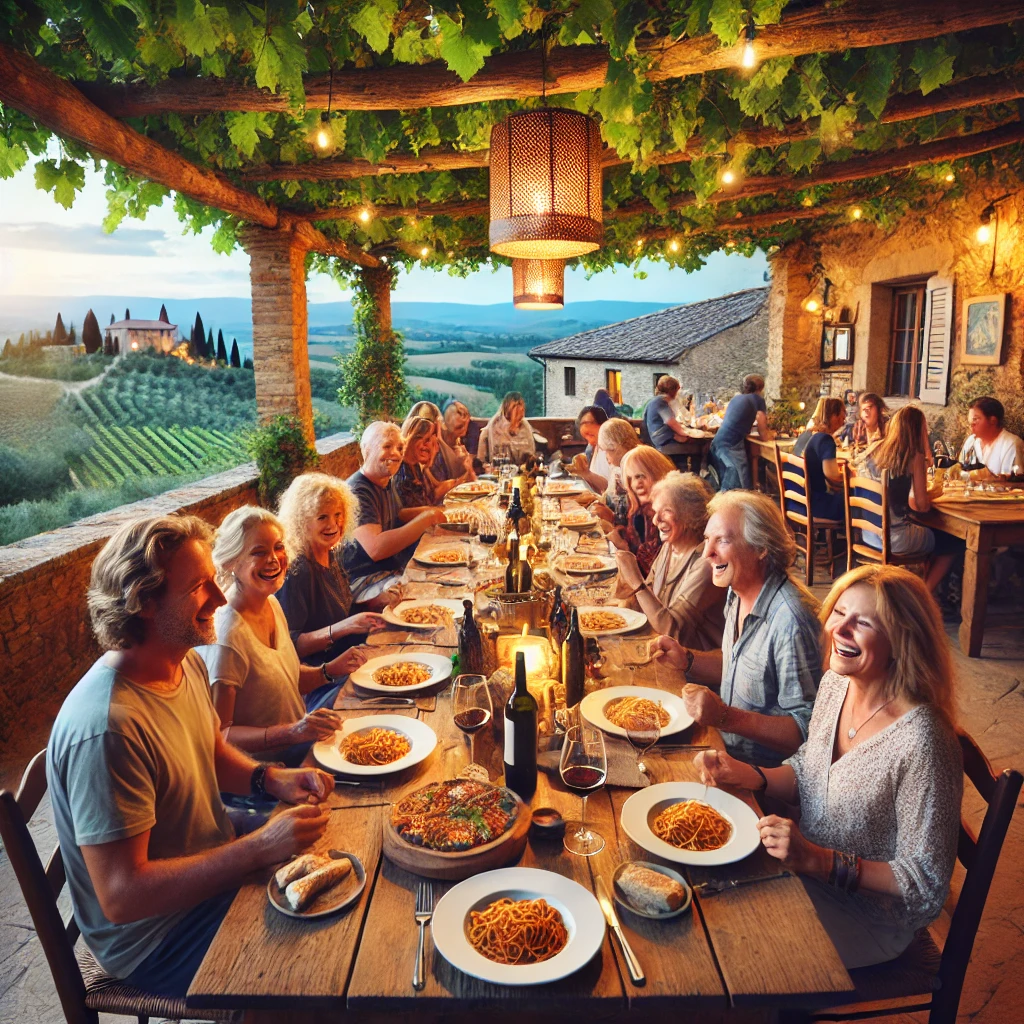 Tuscany Dining Scene